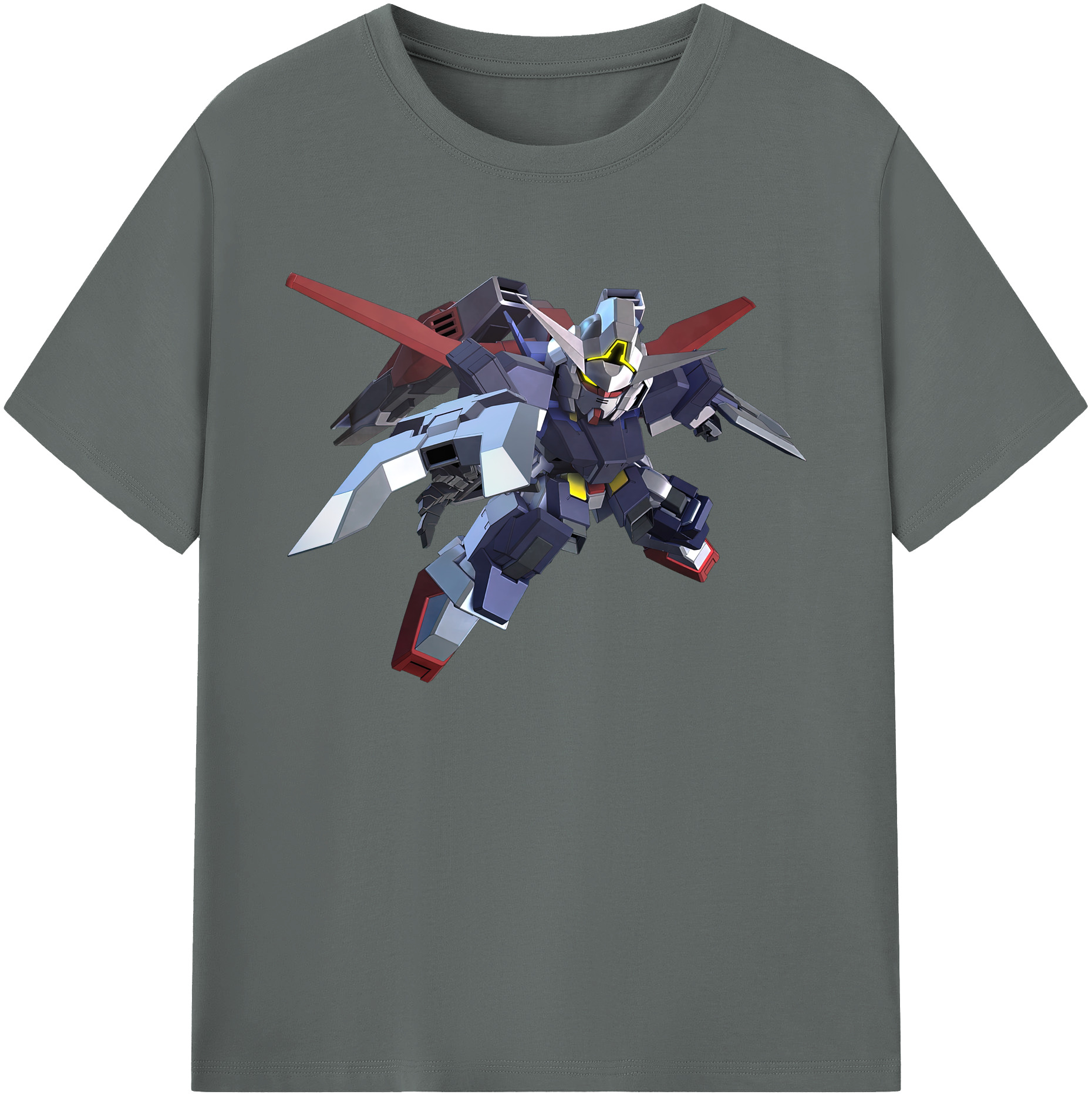（画像用） 機動戦士ガンダム Mobile Suit Gundam 綿100％ メンズ半袖Tシャツ｜肌触りやわらか＆通気性